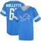 Alex Mollette Los Name & Number Game Day V-Neck T-Shirt - Blue