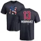 Alex Rodriguez Name and Number Banner Wave T-Shirt - Navy