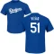 Alex Vesia Name & Number T-Shirt - Royal