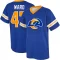 Alex Ward Name & Number Game Day V-Neck T-Shirt - Royal