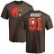 Alex Wright Name & Number T-Shirt - Brown