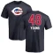 Alex Young Name and Number Banner Wave T-Shirt - Navy