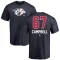 Alexander Campbell Name and Number Banner Wave T-Shirt - Navy