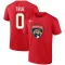 Alexander True 2023 Stanley Cup Final Name & Number T-Shirt - Red