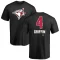 Alfredo Griffin Name and Number Banner Wave T-Shirt - Black