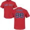 Allan Castro Name & Number T-Shirt - Scarlet