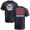 Allan Houston Name and Number Banner Wave T-Shirt - Navy