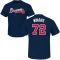 Allan Winans Name & Number T-Shirt - Navy