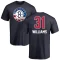 Alondes Williams Name and Number Banner Wave T-Shirt - Navy