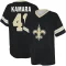 Alvin Kamara Name & Number Game Day V-Neck T-Shirt - Black