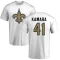 Alvin Kamara Name & Number T-Shirt - White