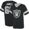 Andre James Name & Number Game Day V-Neck T-Shirt - Black