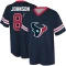 Andre Johnson Name & Number Game Day V-Neck T-Shirt - Navy