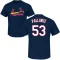 Andre Pallante Name & Number T-Shirt - Navy