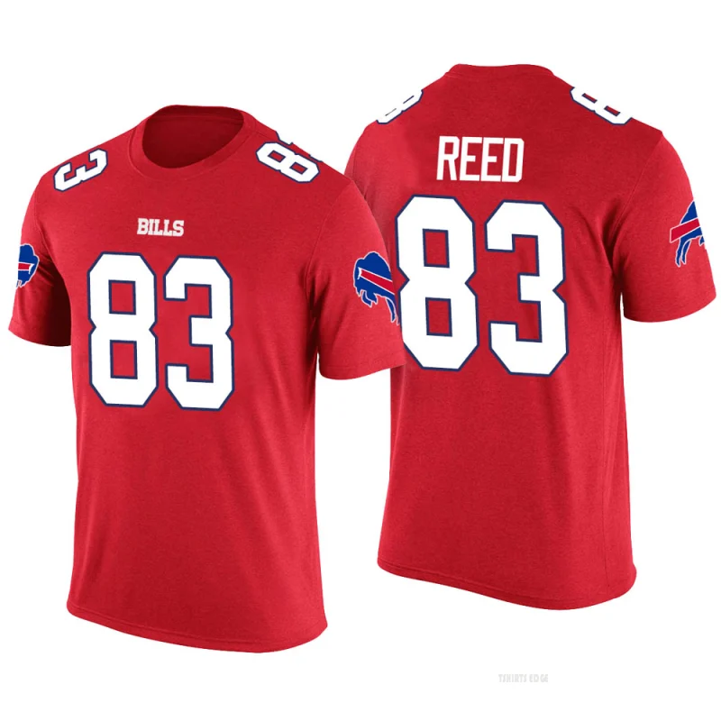 Andre Reed Name & Number T-Shirt - Red - Tshirtsedge