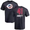 Andrew Abbott Name and Number Banner Wave T-Shirt - Navy