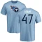 Andrew Adams Name & Number T-Shirt - Light Blue