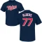 Andrew Albers Name & Number T-Shirt - Navy