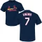 Andrew Knizner Name & Number T-Shirt - Navy