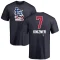 Andrew Knizner Name and Number Banner Wave T-Shirt - Navy