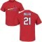 Andrew Miller Name & Number T-Shirt - Red