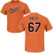 Andrew Politi Name & Number T-Shirt - Orange