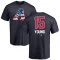 Andrew Young Name and Number Banner Wave T-Shirt - Navy