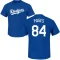 Andy Pages Name & Number T-Shirt - Royal