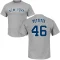 Andy Pettitte Name & Number T-Shirt - Gray