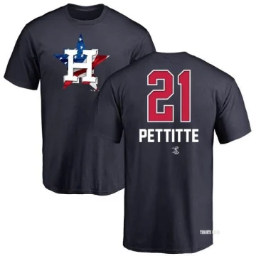 Andy Pettitte Houston Astros Men's Black Midnight Mascot T-Shirt 