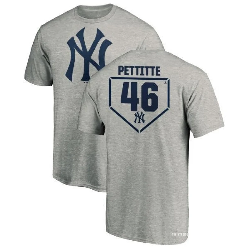 Andy Pettitte RBI T-Shirt - Heathered Gray - Tshirtsedge