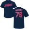 Angel Martinez Name & Number T-Shirt - Navy