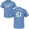 Angel Zerpa Name & Number T-Shirt - Light Blue