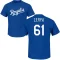 Angel Zerpa Name & Number T-Shirt - Royal