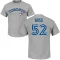 Anthony Bass Name & Number T-Shirt - Gray