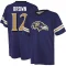 Anthony Brown Name & Number Game Day V-Neck T-Shirt - Purple