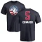 Anthony Edwards Name and Number Banner Wave T-Shirt - Navy