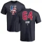 Anthony Kay Name and Number Banner Wave T-Shirt - Navy