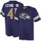 Anthony Levine Sr. Name & Number Game Day V-Neck T-Shirt - Purple