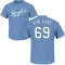 Anthony Veneziano Name & Number T-Shirt - Light Blue