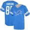 Antoine Green Los Name & Number Game Day V-Neck T-Shirt - Blue