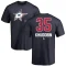 Anton Khudobin Name and Number Banner Wave T-Shirt - Navy