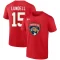 Anton Lundell 2023 Stanley Cup Final Name & Number T-Shirt - Red