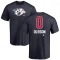 Anton Olsson Name and Number Banner Wave T-Shirt - Navy