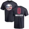 Anton Wahlberg Name and Number Banner Wave T-Shirt - Navy