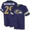 Ar'Darius Washington Name & Number Game Day V-Neck T-Shirt - Purple