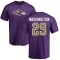 Ar'Darius Washington Name & Number T-Shirt - Purple