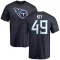 Arden Key Name & Number T-Shirt - Navy