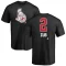 Artem Zub Name and Number Banner Wave T-Shirt - Black