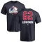 Artturi Lehkonen Name and Number Banner Wave T-Shirt - Navy